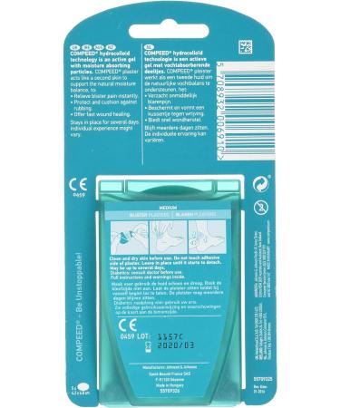 Compeed Blister Plasters Heel - 5 Plasters | Fast Healing and Protection - Buy Online on GoSupps.com