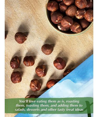Oregon Hazelnuts (Filberts) | Raw, Unsalted, JUMBO SIZE | Steam Pasteurized, NON-GMO | No Shell, Just Kernels | 1 LB Packed in Resealable Bag - Buy Online on GoSupps.com