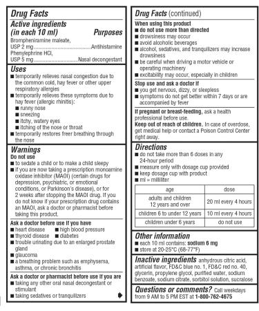 Dimetapp Children's Cold & Allergy Antihistamine & Decongestant Grape Flavor Purple 24 Fl Oz Pack of 6 - Buy Online on GoSupps.com