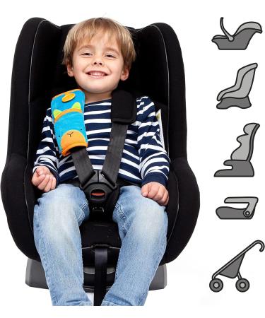 Trunki SnooziHedz Seat Belt Pads for Kids - Blue | Comfy Children's Seatbelt Cover for Car Seats and Pram - Buy Online on GoSupps.com
