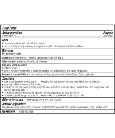 Lotrimin AF Antifungal Cream 0.4 oz - Pack of 2 | Fast-Acting Relief - Buy Online on GoSupps.com