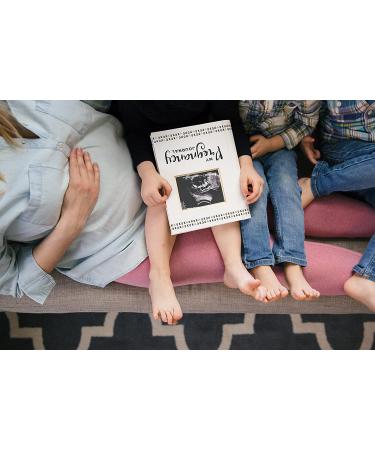 Pearhead Pregnancy Journal & Keepsake Book - Gender Neutral Memories Album for Baby Boy or Girl - Black and White Design - 1 Count - Buy Online on GoSupps.com