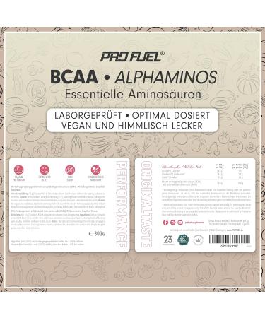 Buy BCAA Powder 300g - Alphaminos Pink Grapefruit | Vegan Essential Amino Acids | Test Winner Unbelievably Delicious Taste - Buy Online on GoSupps.com