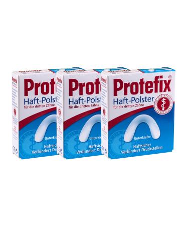 3x PROTEFIX adhesive pads for lower jaw 30 pcs PZN 1599588