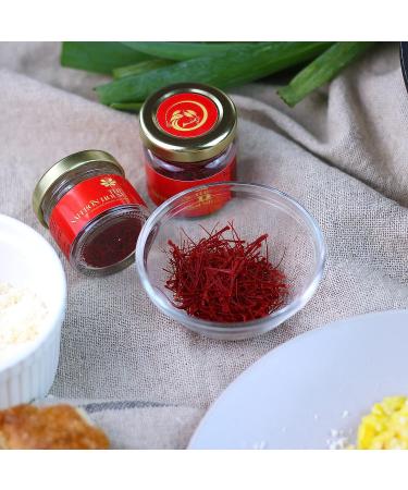 The Saffron House Premium Grade A Genuine Saffron Threads in Glass Jar - 1 Gram - Buy Online on GoSupps.com