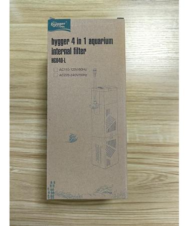 Hygger 600L/H Aquarium Filter - 10W Turtle Filter with Adjustable Flow & Ceramic Balls for 60-120L Tanks - Buy Online on GoSupps.com