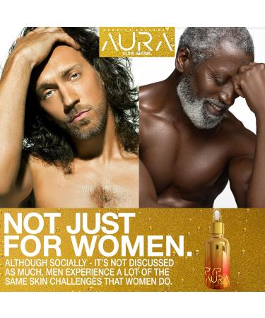 Aura Glow Age-Defying Facial Serum | Target Dark Spots Fine Lines & Wrinkles | Derrick Rutledge - Shop Internationally - Buy Online on GoSupps.com