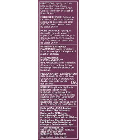 CND Super Shiney Top Coat 9 8ml - Buy Online on GoSupps.com