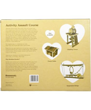 Rosewood Boredom Breaker Activity Assault Course Small Animal Activity Toy 1 Count (Pack of 1) Assault Course - Buy Online on GoSupps.com