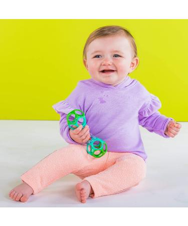 Bright Starts Oball Shaker Rattle Toy - Newborn+ | Fun and Stimulating Infant Toy - Buy Online on GoSupps.com