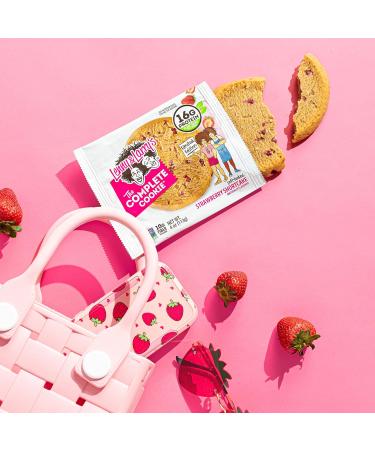 Lenny & Larry's Complete Protein Cookie Strawberry Shortcake Chewy Soft Baked 16g Plant Protein Vegan Non-GMO High Fiber 4 Ounce Cookie (Pack of 12) - Buy Online on GoSupps.com