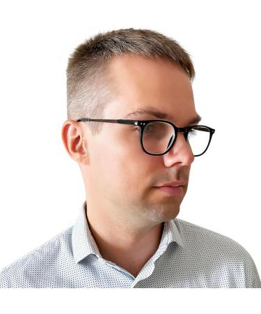 Buy Mini Rectangular Reading Glasses | TR90 Frame 1.5 Diopters Free Case & Cloth - Unisex Reading Aid - Buy Online on GoSupps.com