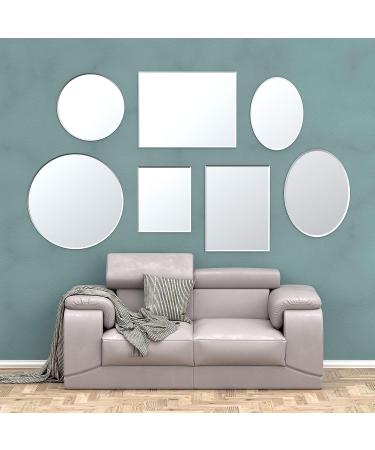 Gatco Beveled Easy Mount Mirror 26.5x19.5 Silver - Wall Mounted Bathroom Vanity Mirror - Buy Online on GoSupps.com