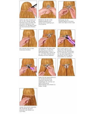 Buy Hair2Heart Real Hair Bondings Extensions - Wavy 50 Strands 1g 40cm 9/31 Light Blonde Gold Ash | International Shipping Available - Buy Online on GoSupps.com