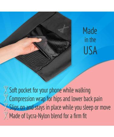 Alki Active Hip Pain Relief Compression Band - XX-Large Hip Support with Pocket | Women's Hip Flexor Support, Joint Pain Relief - Buy Online on GoSupps.com