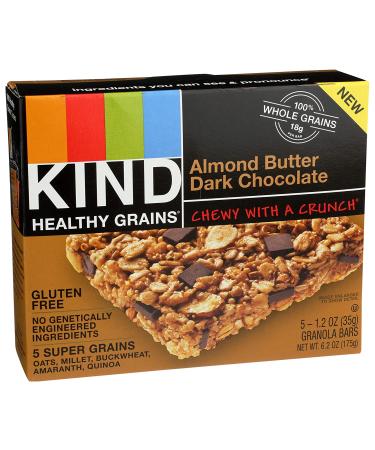 KIND Healthy Grains Almond Butter Dark Chocolate - 6.2 Oz | Nutritious Snack - Buy Online on GoSupps.com