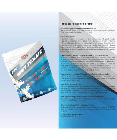 Pro Whey Isolate - Cinnamon Crunch | Base Pro Nutrition | Whey Isolate Protein Powder 27 Grams of Protein Per Scoop 28 Servings Per Pouch | 2LBS Cinnamon Crunch 2 LBS - Buy Online on GoSupps.com