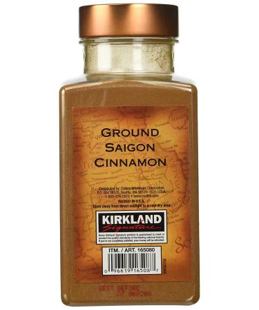 Kirkland Saigon Cinnamon 10.7 oz Bottles (Pack of 2) - 21.4 oz Total | Premium Quality Cinnamon Spice for Baking and Cooking - Buy Online on GoSupps.com