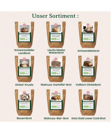 Buy Farm Bread Organic Baking Mix - Sourdough Bread Baking Maker - 6 Pack for Fresh Homemade Bread - Buy Online on GoSupps.com