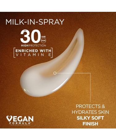 Garnier Ambre Solaire Ideal Bronze Milk-In Spray with Vitamin E High UV Protection SPF30 (150ml) - Buy Online on GoSupps.com