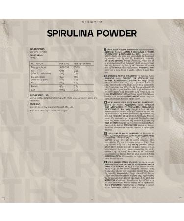 Organic Bulk Spirulina Powder 100g - Pure Superfood Supplement - Buy Online on GoSupps.com