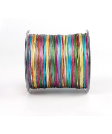 RUNCL 8 Strand Braided Fishing Line 328Yds - Rainbow Color, Abrasion Resistant, Super Durable, Zero Stretch - 12-100LB - Smooth Casting, Smaller Diameter - Extra Visibility - 300M - Buy Online on GoSupps.com