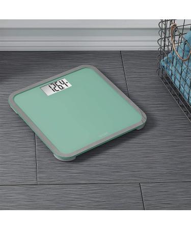 Taylor Digital Glass Bathroom Scale - 500 lb Capacity, Large Display, Sea Foam Green - Buy Online on GoSupps.com