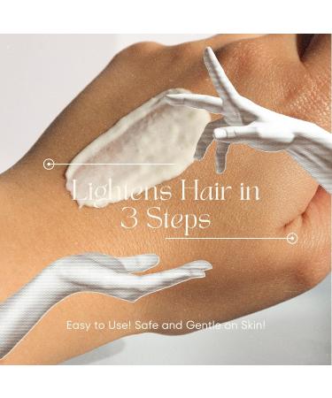 VHD Cream Hair Bleaching Kit - Lighten Arm & Leg Hair Naturally | 2 Bundles - Chamomilla Blossom & Vitamin E - Women s Body Hair Bleach - Buy Online on GoSupps.com