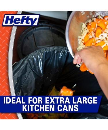 Hefty Strong Large Trash Bags 30 Gallon - 74 Count (Pack of 1) - Durable and Reliable - Buy Online on GoSupps.com