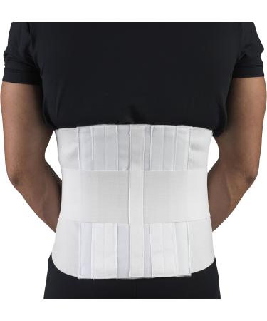 Buy OTC Lumbo-Sacral Support - 11-Inch Back Brace Strong Compression Abdominal Uplift - 2X-Large White - International Shipping Available - Buy Online on GoSupps.com