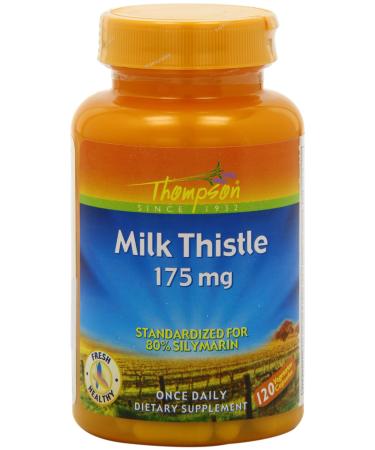 Thompson Milk Thistle 175 mg 120 Vegetarian Capsules