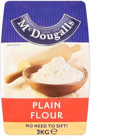 M cDougalls Self Raising Flour 3 kg Bag - Pre-Sifted for Lighter Bakes - Pack of 1 - Buy Online on GoSupps.com