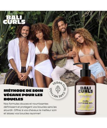 BALI CURLS Curl Defining Gel - Bouclant d finissant aux extraits de graines de lin et d'ylang-ylang - Gel bouclant v g talien pour des boucles souples et d finies - 150ml - Buy Online on GoSupps.com