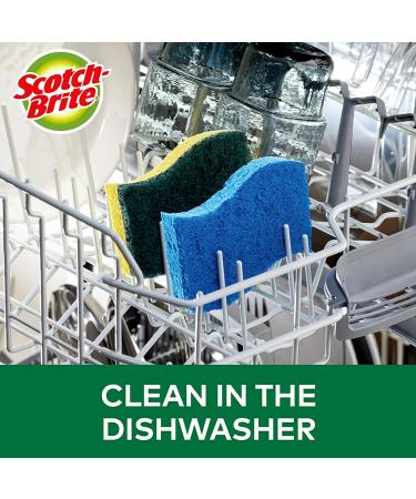 Scotch-Brite Heavy Duty Scrub Sponges - 9 Pack for Kitchen and Household Cleaning - Buy Online on GoSupps.com
