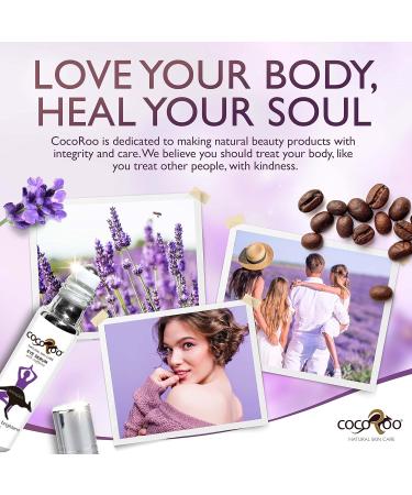 Caffeinated Eye Serum Nutrient-Dense 100% Pure Natural & Vegan (Lavender) - Buy Online on GoSupps.com