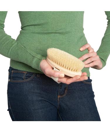 Redecker Beechwood Massage Brush - 5-3/8 Inches | All-Natural Body Relaxation Tool - Buy Online on GoSupps.com