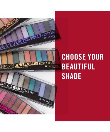Rimmel Magnif'eyes Jewel Rocks Eyeshadow Palette - 0.49oz (Pack of 1) - 3614227182493 - Buy Online on GoSupps.com