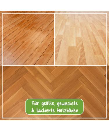 Poliboy Organic Parquet Care - Vegan Floor Protection for Oiled & Waxed Wood - Made in Germany - 1L Pack - Buy Online on GoSupps.com