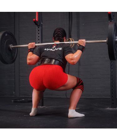 AQF Leather Weight Lifting Belt - Cow Skin Lumbar Support for Strength Training | Suede Lined Steel Buckle - Bodybuilding Belt for Men & Women - Buy Online on GoSupps.com