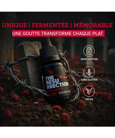 The Resurrection 20 ml Sauce Piquante Extr me Carolina Reaper 433.534 SHU Artisanale pour les Fans de Piment Extr me The Resurrection 10/5 20 ml - Buy Online on GoSupps.com