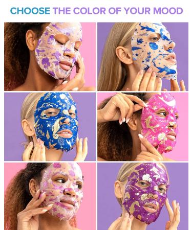 MAREE Pearl Eye Masks & Facial Masks - Natural Marine Collagen Hyaluronic Acid Anti-Aging Treatment - Reduces Wrinkles, Puffy Eyes, Dark Circles, Dry Skin - 12 Eye Masks, 6 Face Masks - Buy Online on GoSupps.com