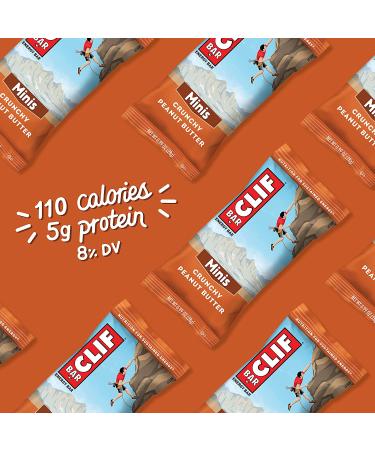 CLIF BAR Mini Energy Bars - Crunchy Peanut Butter 40 Count (20 Count x 2 Packs) - Buy Online on GoSupps.com