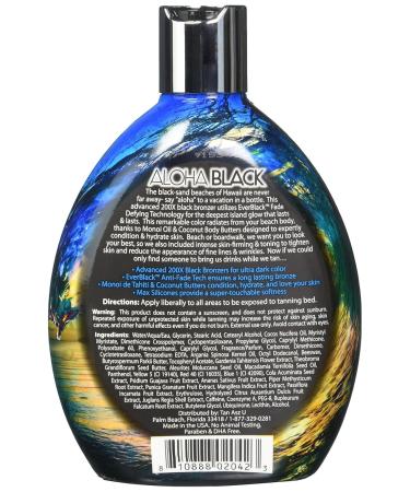 Buy Tan Asz U ALOHA BLACK Advanced 200X Black Bronzer - 13.5 oz | International Shipping Available - Buy Online on GoSupps.com