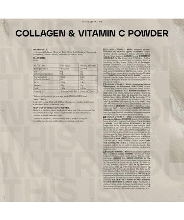 Bulk Mango Collagen and Vitamin C Powder 500g - Skin Health and Immune Support - Buy Online on GoSupps.com