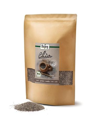 Buy Biojoy ORGANIC Chia Seeds Whole (2 kg) - Black Chia Seeds (Salvia hispanica) | Premium Quality & Fast International Shipping - Buy Online on GoSupps.com