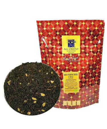 All Orient Bio Indian Chai |1000g |Black tea |loose tea |Ayurvedic spices |Without the addition of flavors |Organic quality |natural |Chai tea with spicy taste