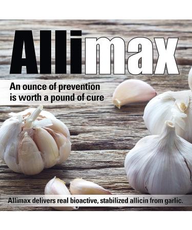 Allimax Pro 450mg 100 Capsules - Professional Strength Immune Support with Natural Allicin from Spanish Garlic - Buy Online on GoSupps.com