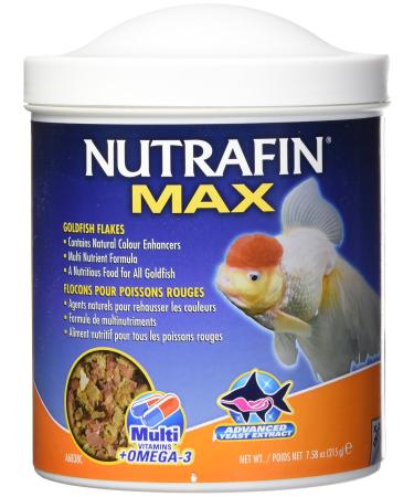 Nutrafin Max Goldfish Flakes 215g (7.58-Ounce) Mixed Color