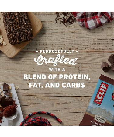 CLIF BARS Chocolate Brownie Energy Bars - Organic Oats - Plant Based Food - Vegetarian - Kosher - 18 Pack 2.4 Ounce Bars - Buy Online on GoSupps.com