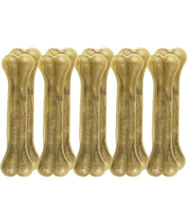 Classic Pet Products Rawhide Pressed Knuckle Bone for Dogs 215 mm Pack of 10 - Buy Online on GoSupps.com